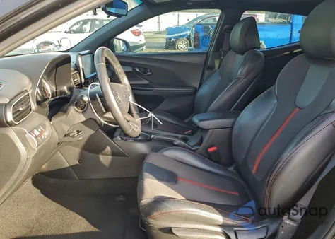 2019 Hyundai Veloster Turbo z USA, uszkodzony, nr VIN KMHTH6ABXKU014567